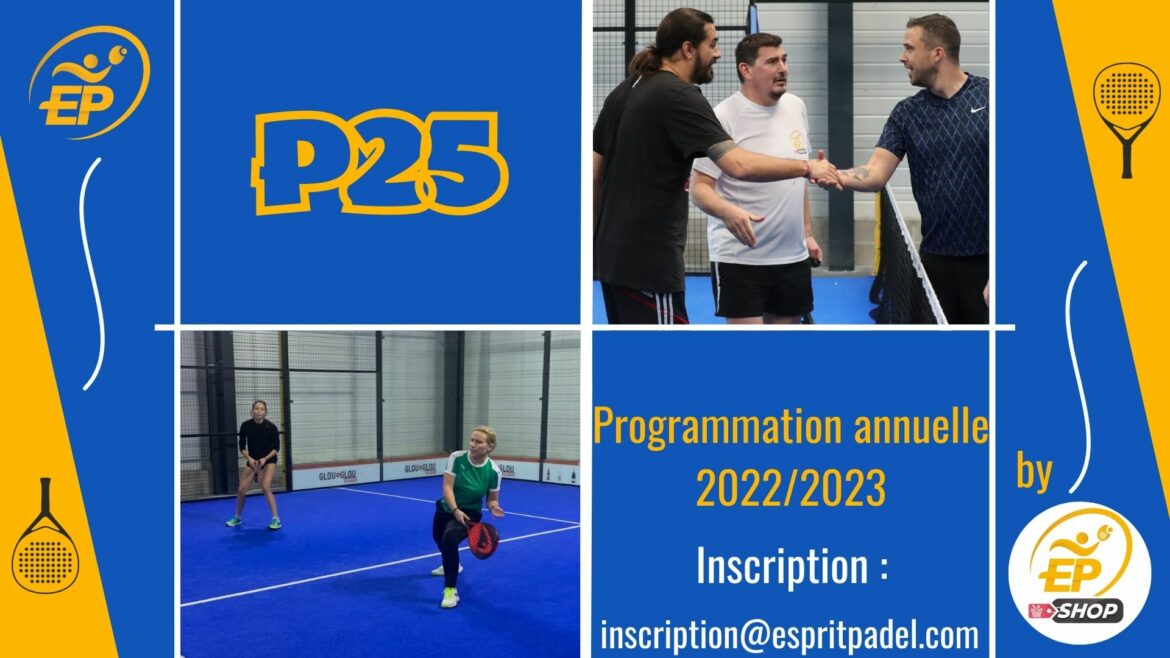 P25 progammation annuelle