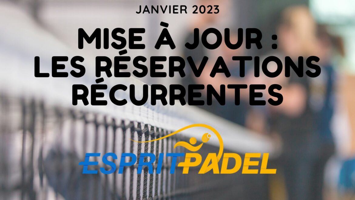 réservations récurrentes